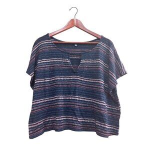 American Eagle Outfitters Womens Striped Knit Top L